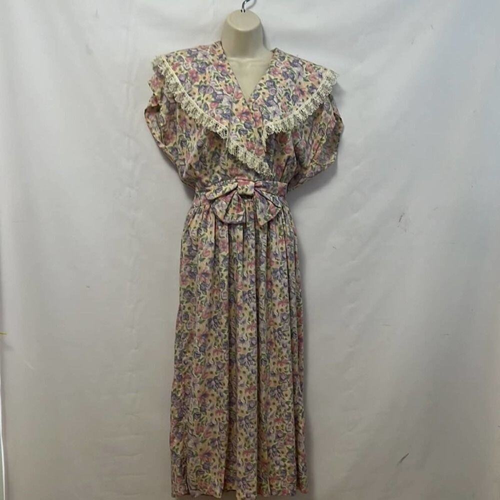 VTG ALL THAT JAZZY 100% RAYON DRESS SIZE‎ 5/6